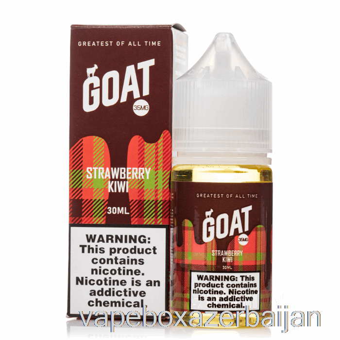 E-Juice Vape Strawberry Kiwi - Goat Salts - 30mL 50mg